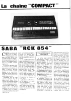Saba RCK-854-TEST 1976 